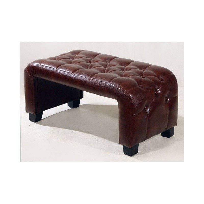 Банкетка Подкова Большая с каретной стяжкой