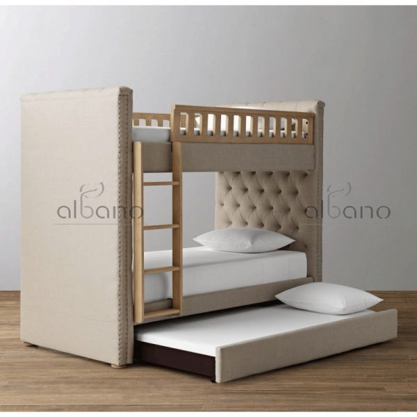 Детская двухъярусная кровать Дани с ящиками