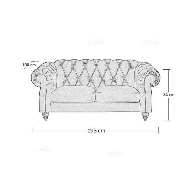Диван Честер Ист двухместный — изображение 6